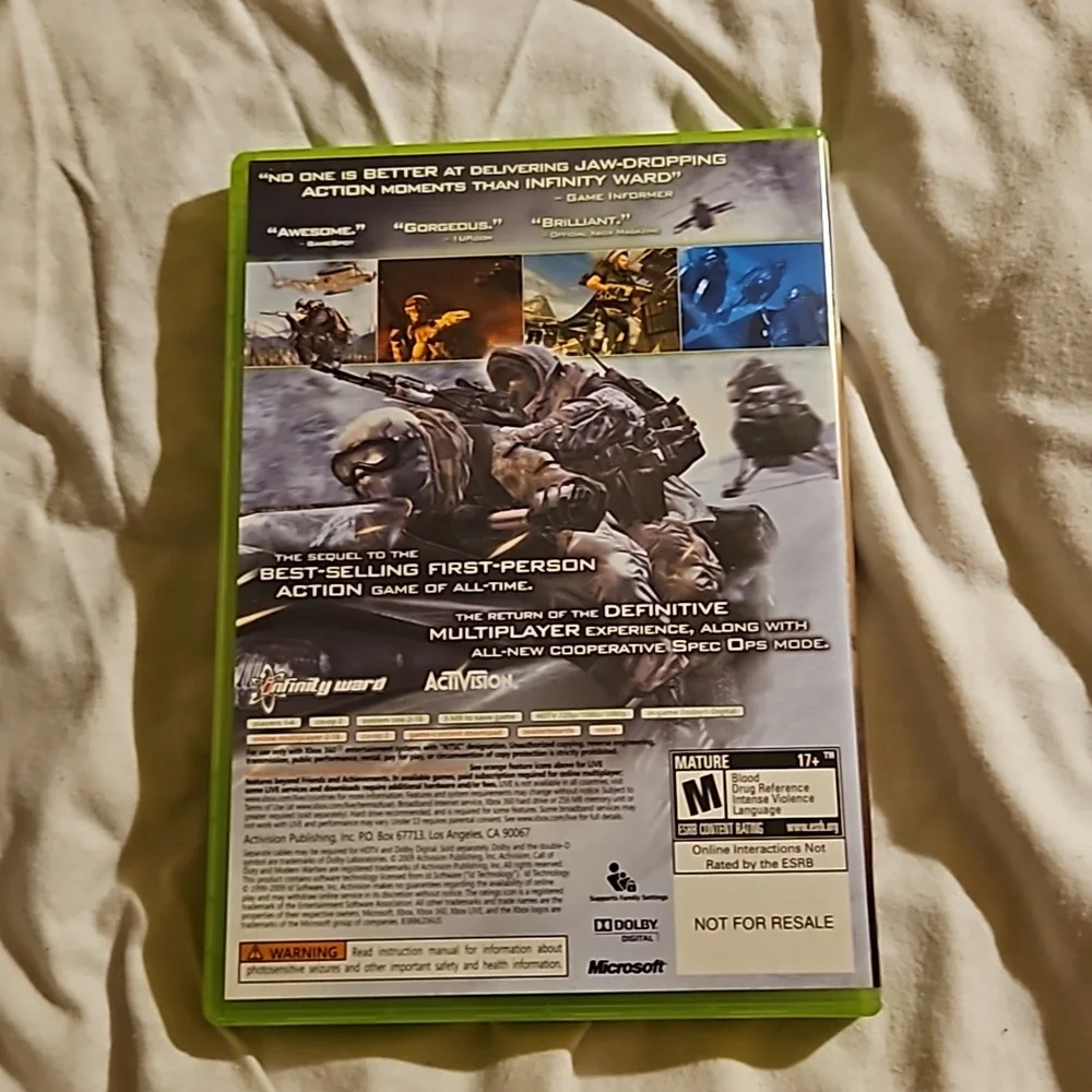 1/2 PRICE🔻Xbox Activision Call of Duty Modern Warfare 2
